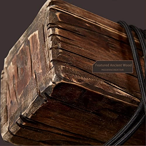 9 Lights Farmhouse Chandelier - Φ1200Mm/1700Mm Solid wood LED