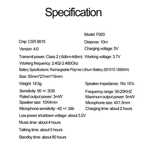 F920 Wireless Earbud