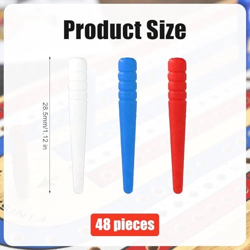 Cribbage Pegs - 48 pieces 3 years and up Farsi