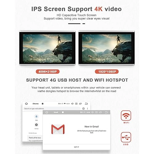 Car Headrest Display - 10.1inches