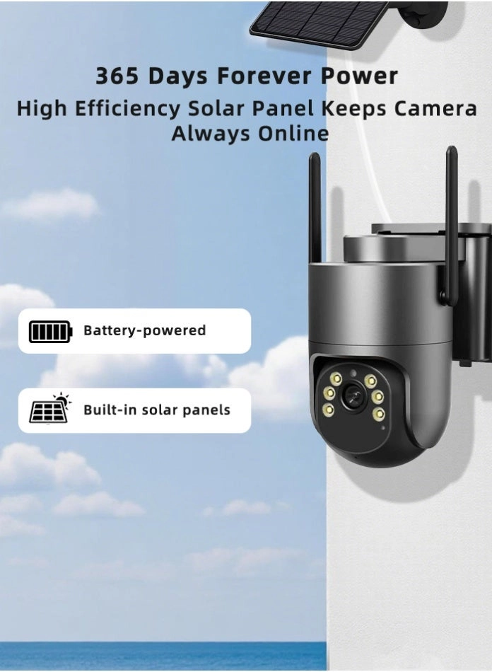 Solar 4G Dual-Lens Security Camera