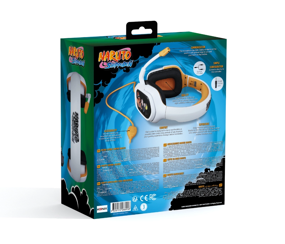 Naruto Akatsuki Wired Headset