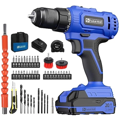 Cordless Drill Set - 2 Amp Hours 20 Volts