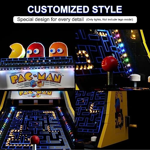 LED Light Set for LEGO 10323 PAC-Man Arcade - Plastic PAC-Man 1