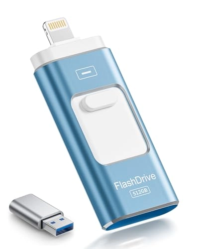 USB Stick - USB 3.0 Lightning Type-C for iPhone 512GB