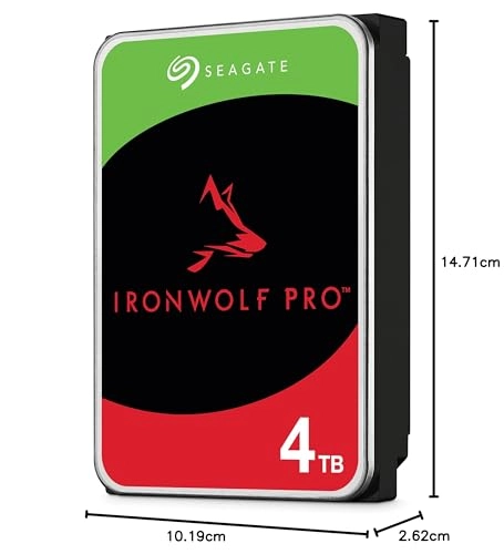 IronWolf Pro 3.5" 7200rpm 256MB SATA 6Gb/s (ST4000NT001) - 4TB
