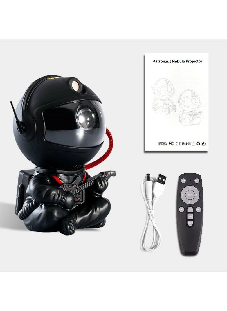 Astronaut Projector - plug in Black