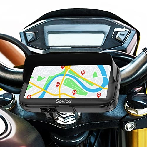 Mobile Sports Motorcycle Mount - Waterproof Case for Smartphones up to 7.5 Inches