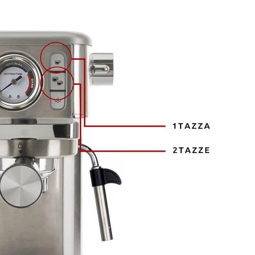 Pump Espresso Machine 15 Bar & Milk ART1381