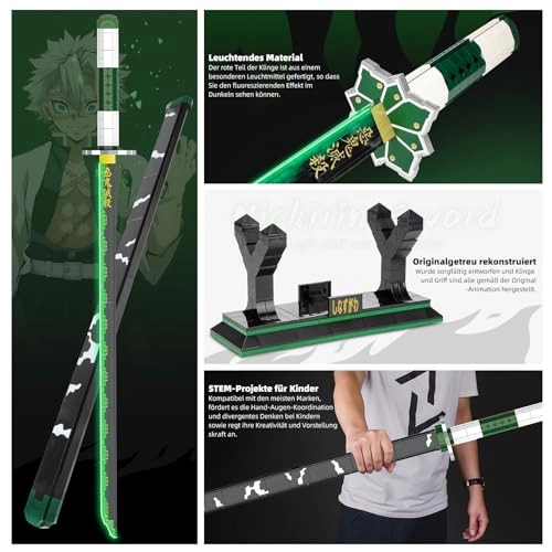 Shinazugawa Sanemi Katana - 710pcs