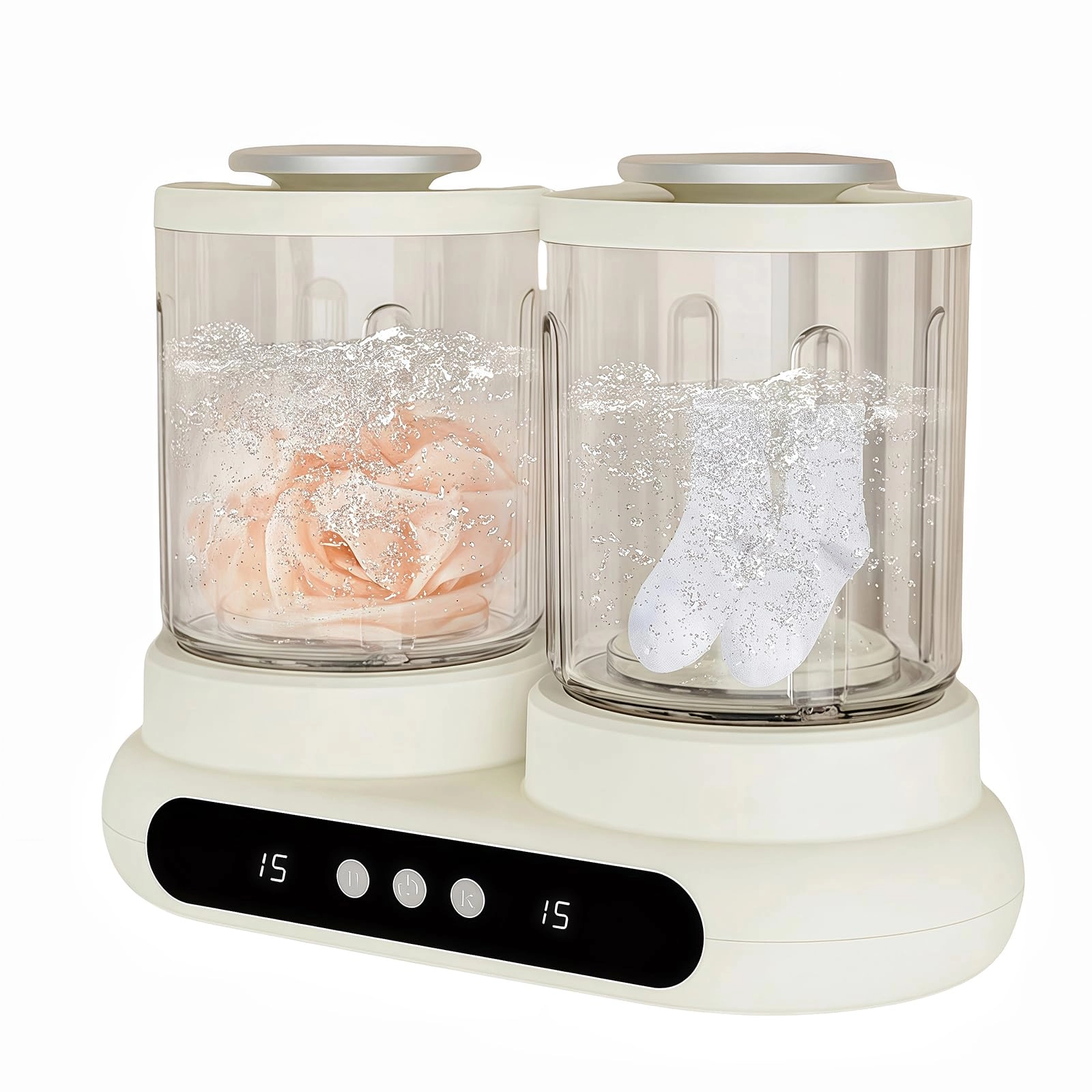 CYTBEK Twin-Tub Mini Washing Machine