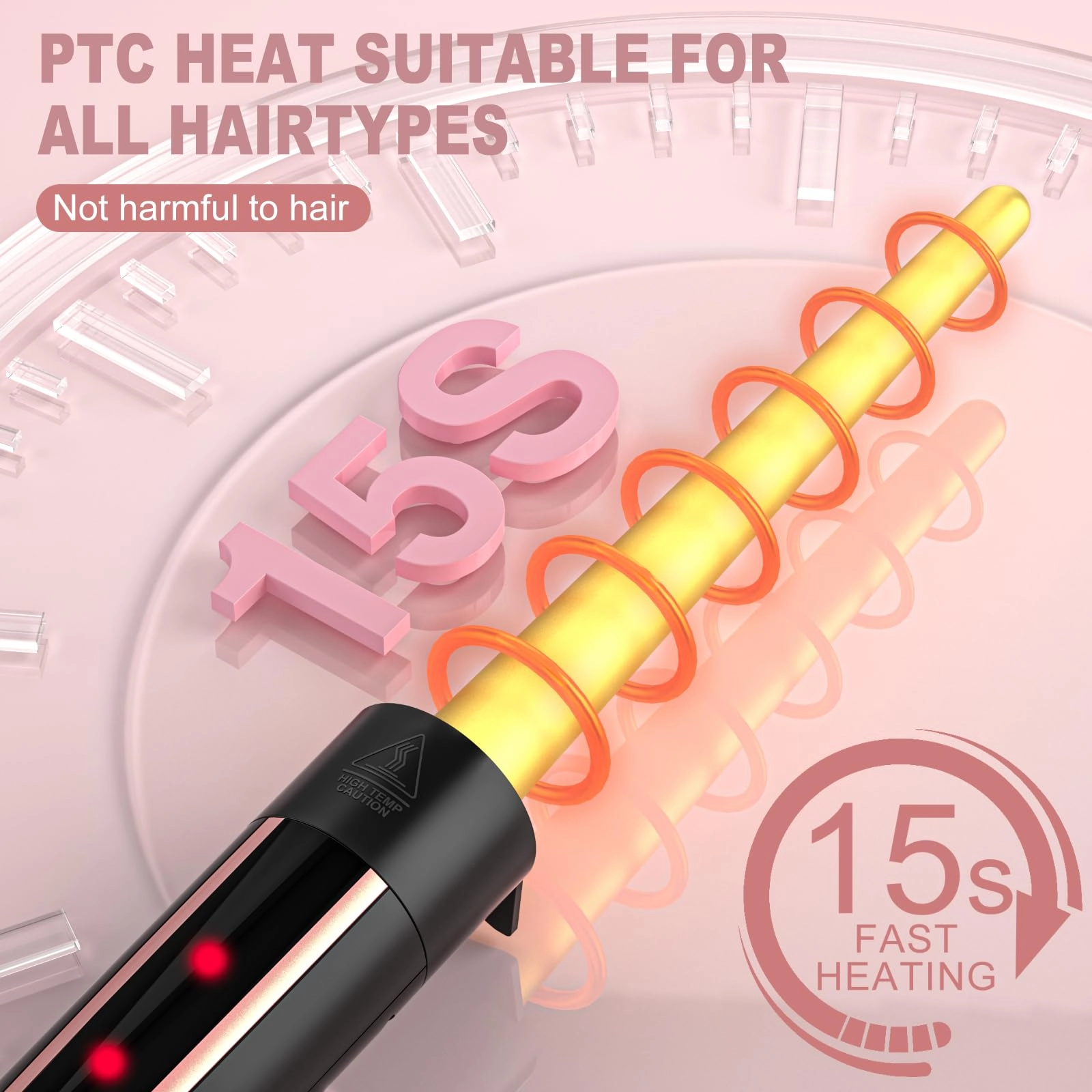 5 in 1 Curling Wand Set - 0.35"-1