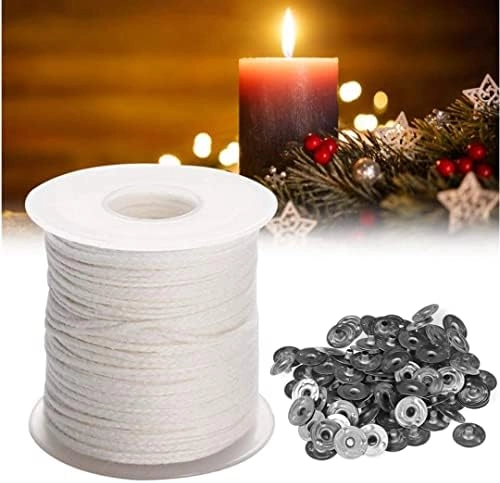 MZA STORES Candle Wicks - 1 Roll 100 Pcs