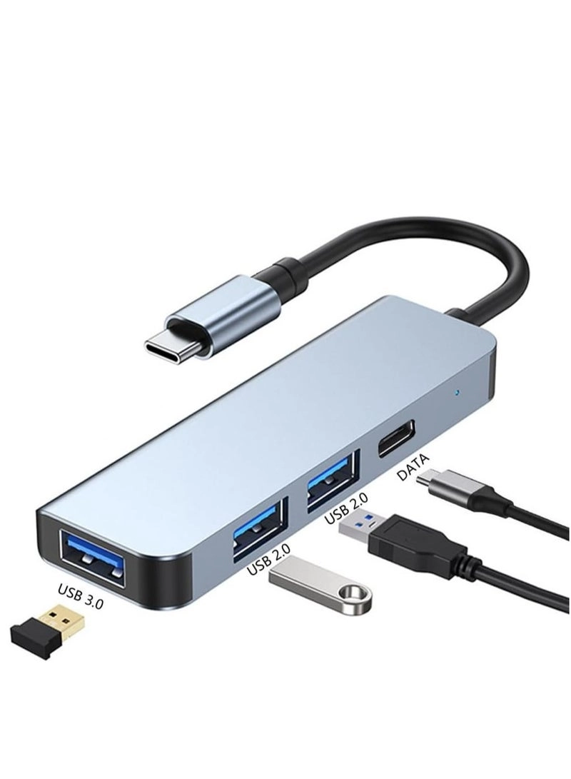 ELTRAZONE UC-HUB4IN1-ALU - USB-C MacBook Pro/Air iMac Dell Lenovo Tablets