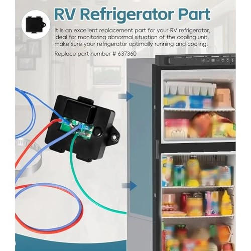 RV Refrigerator Temp Monitor - Replacement for Norcold 2118 1200 1201 1210 1211