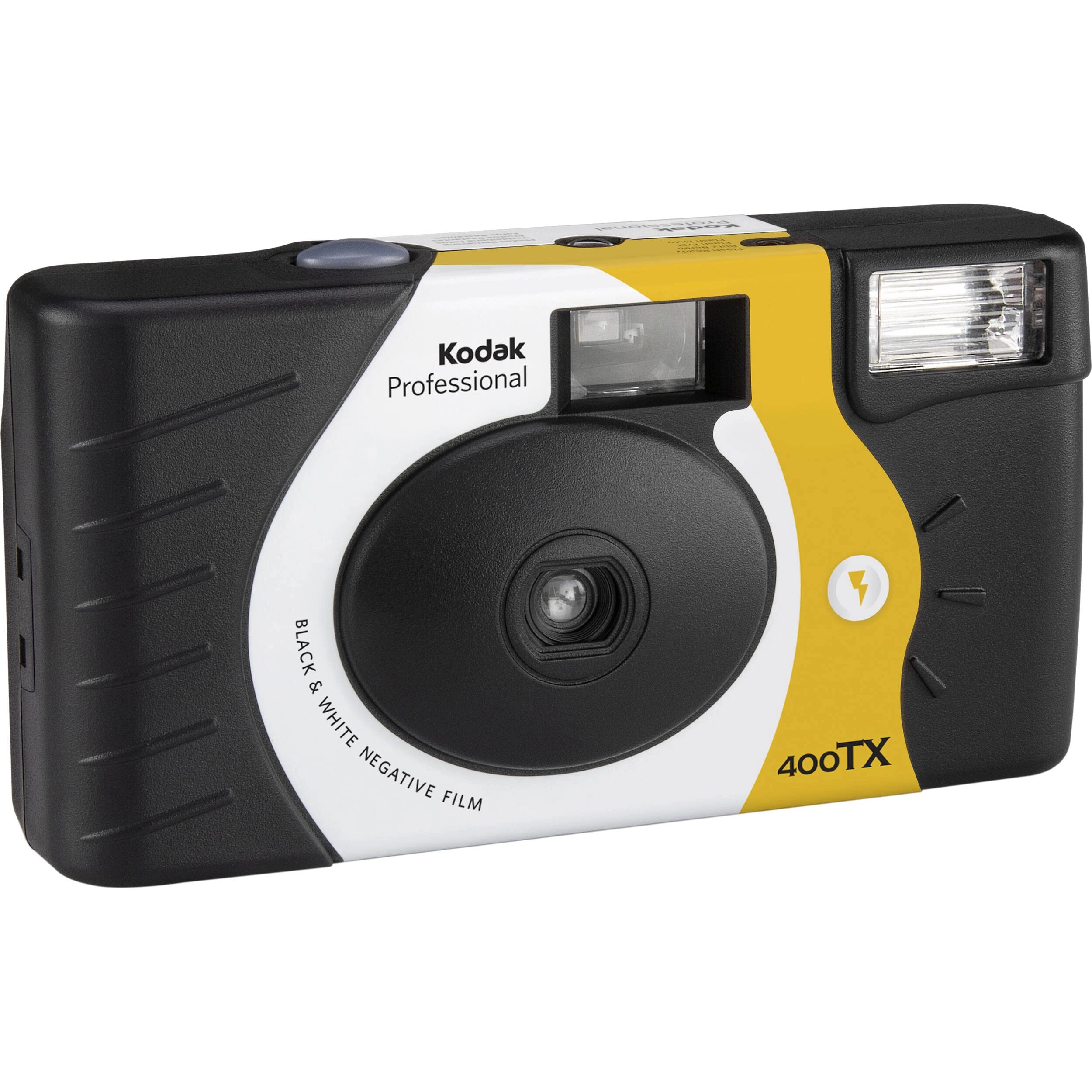 Tri-X 400 Single-Use Flash Camera - Pre-Loaded 27 Exposures + Microfiber Cloth