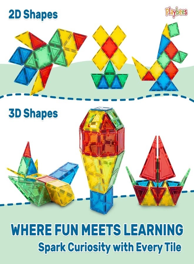 Magnetic Tiles - 60 pcs