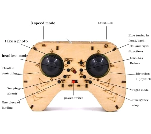 Wooden RC Quadcopter Drone Kit