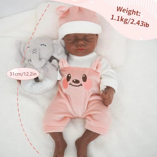 Reborn Baby Doll - Girl 12.2 Inch Silicone