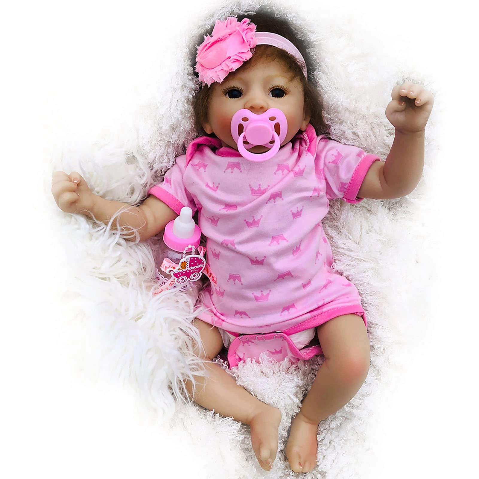 Reborn Baby Doll - 18 Inch 45cm Soft Vinyl Girl