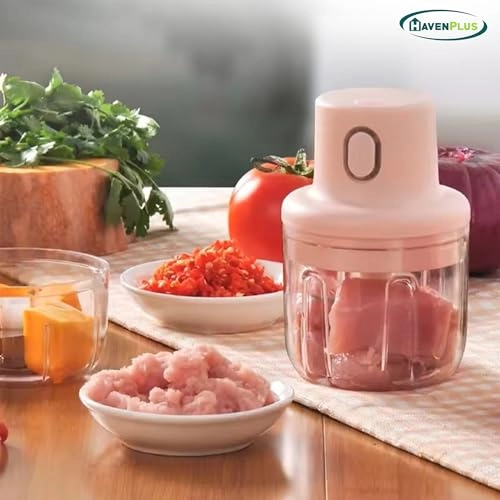 Electric Mini Garlic Chopper - 100ml USB Rechargeable