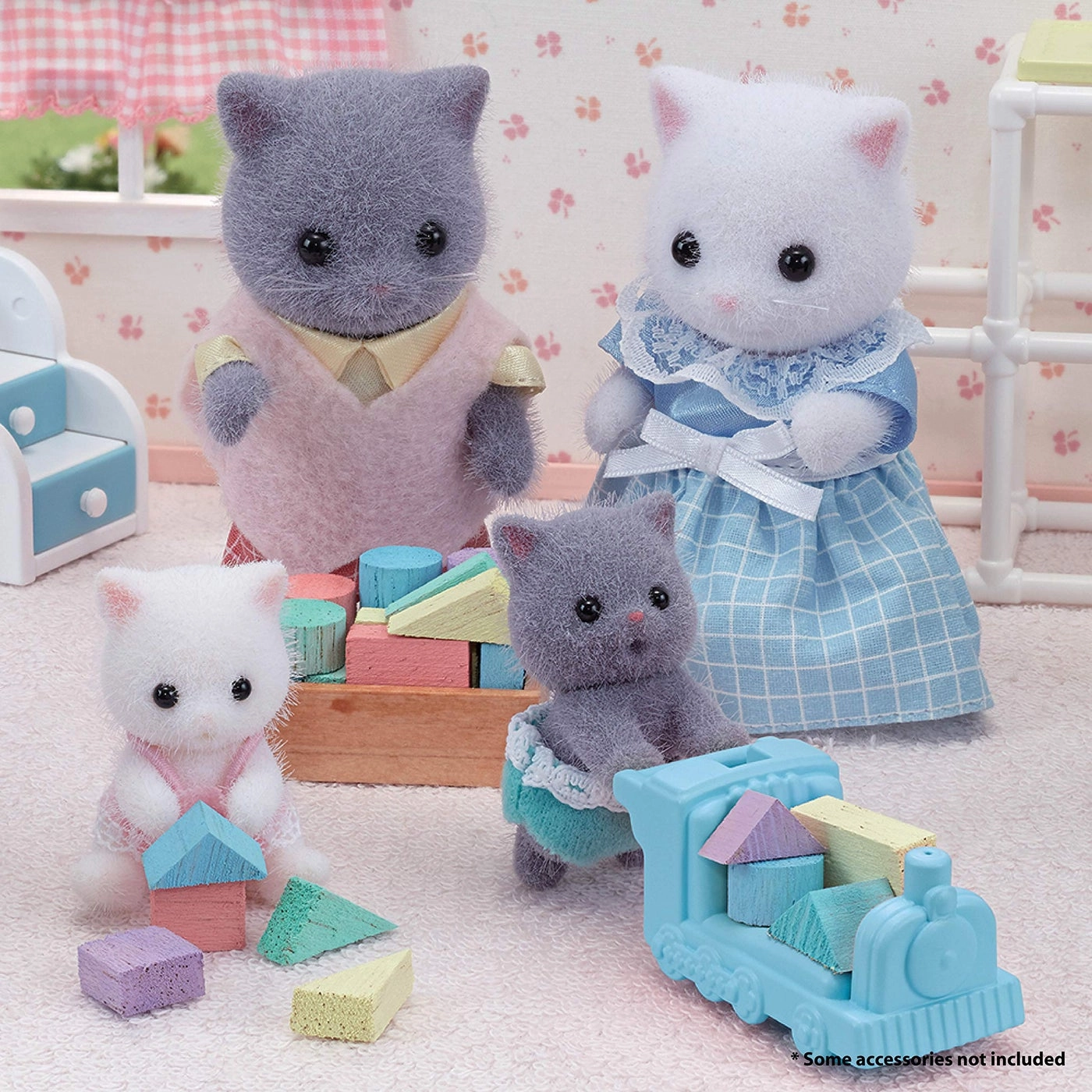 Persian Cat Twins - Bellamy + Leah (CC1866) 2 pcs