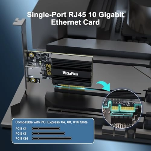 10Gbe PCI-e Network Card - PCI Express x8 Ethernet