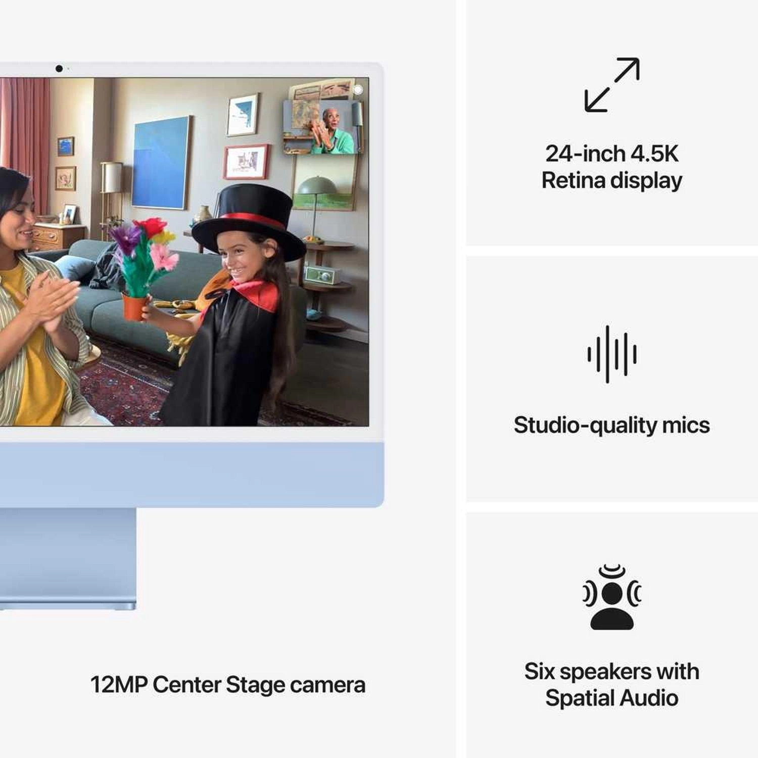 iMac 24-inch M4 10-core CPU and 10-core GPU, 16GB, 256GB SSD - Blue