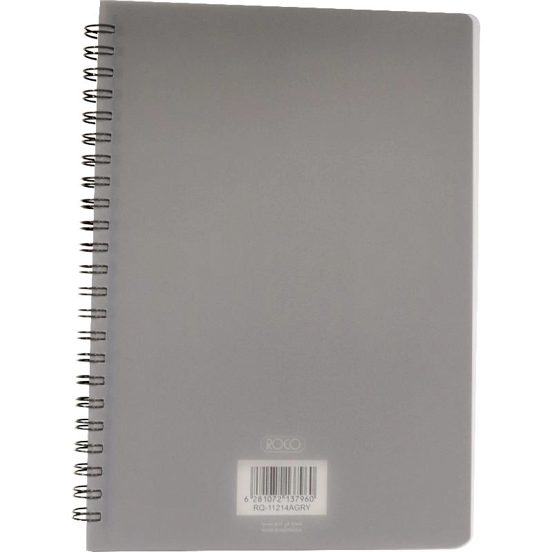 Notebook 19 X 26 cm Spiral - Grid 100 Sheets