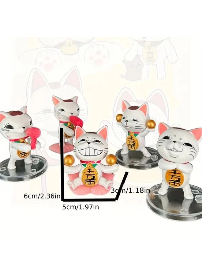 Lucky Cat Figurine - PVC