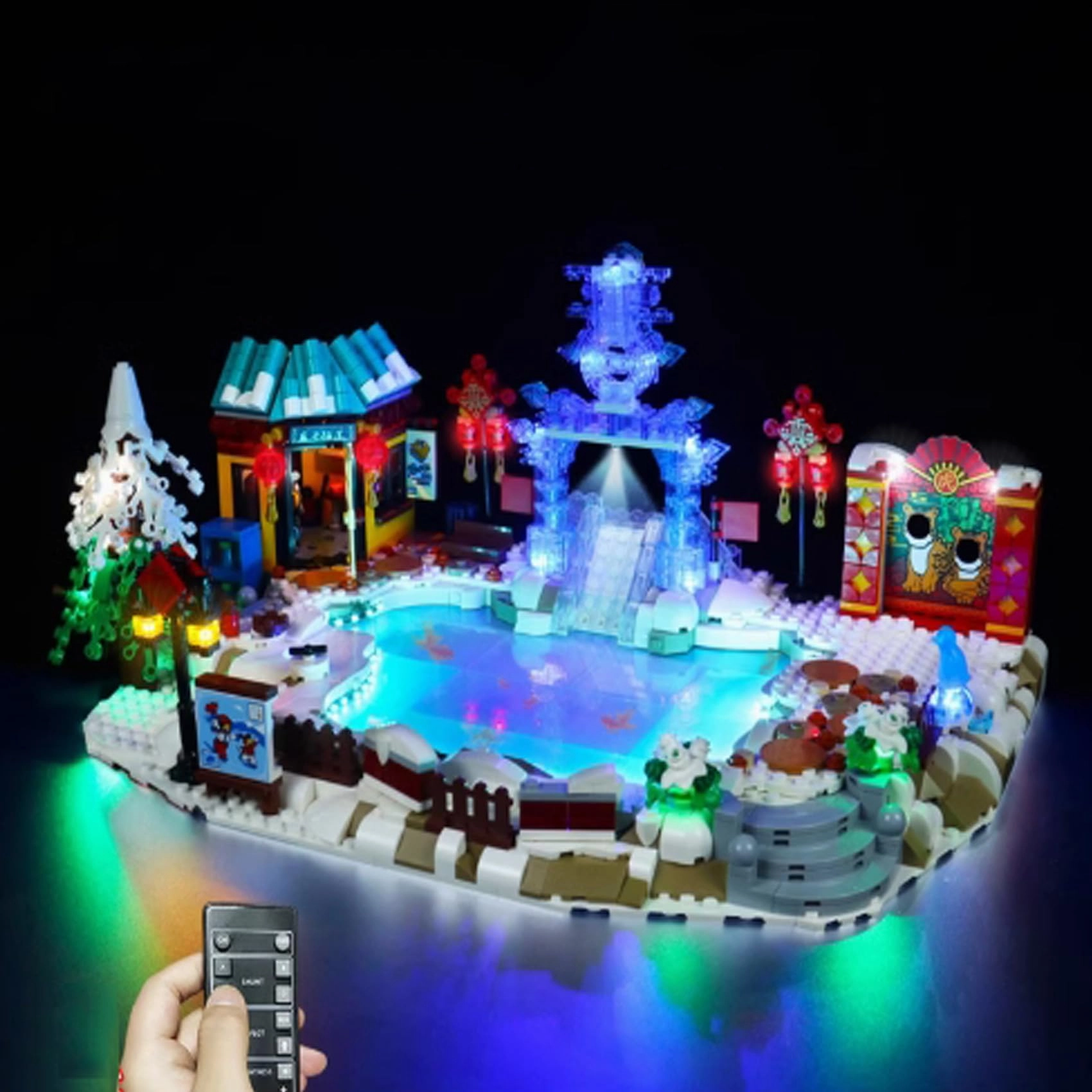FEIFANBOYANG LED Light kit for LEGO New Year on Ice 80109