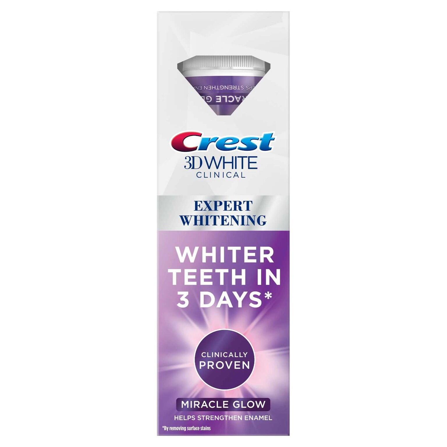 3D White Clinical Miracle Glow Toothpaste 75ml