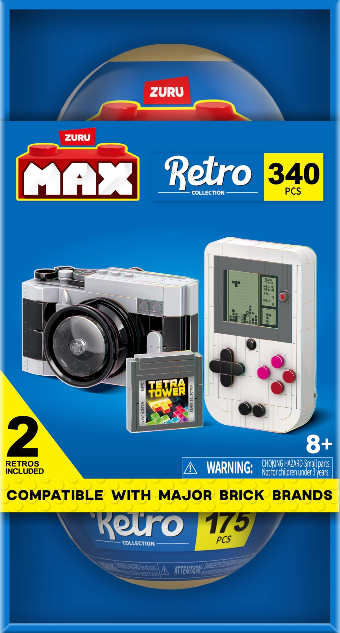 ZURU Vintage Camera - 179 pcs + Classic Game Console
