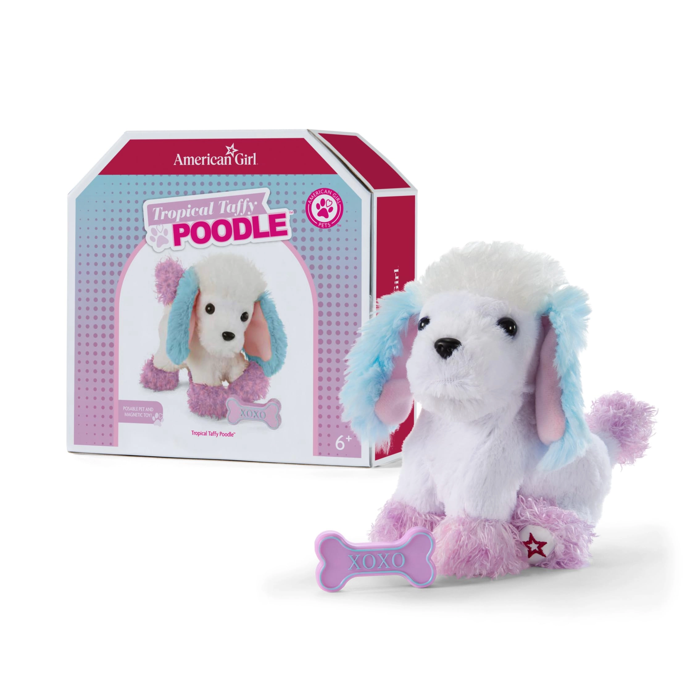 American Girl Tropical Taffy Poodle Doll - 18-inch Posable Magnetic Mouth Ages 6+