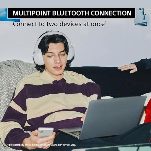ULT WEAR Wireless Headphone - Pro Audio Headphone Stand + Full-Sized Premium Hard Body Professional Headphone Case + Microfiber Cleaning Cloth