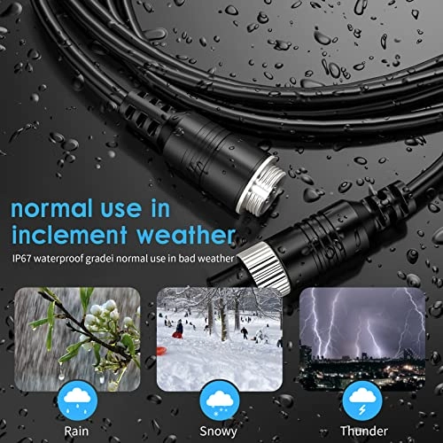 4-Pin Aviation Extension Cable - 10M Waterproof Shockproof