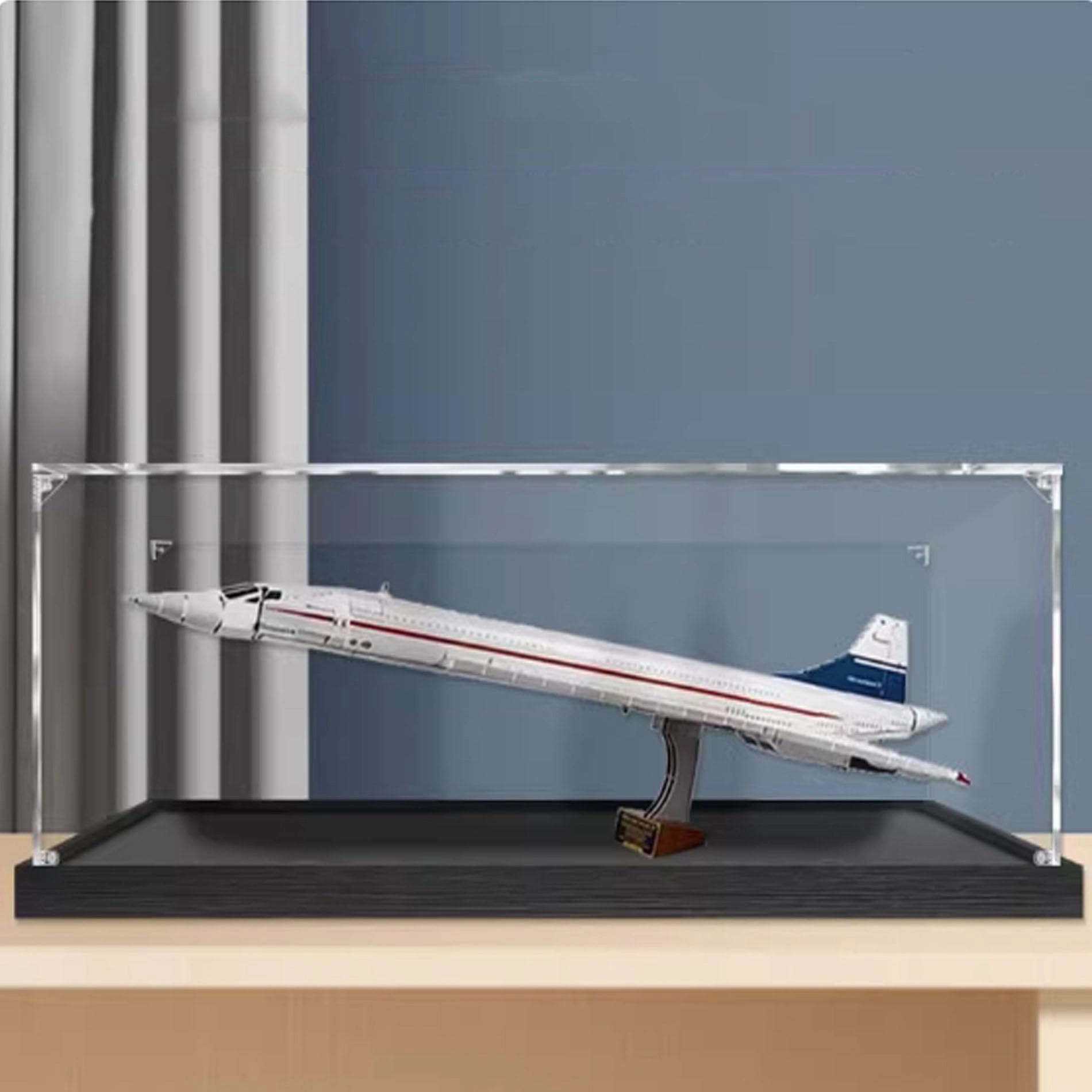 Acrylic Clear Display Case - Compatible with Lego 10318 Concorde Model
