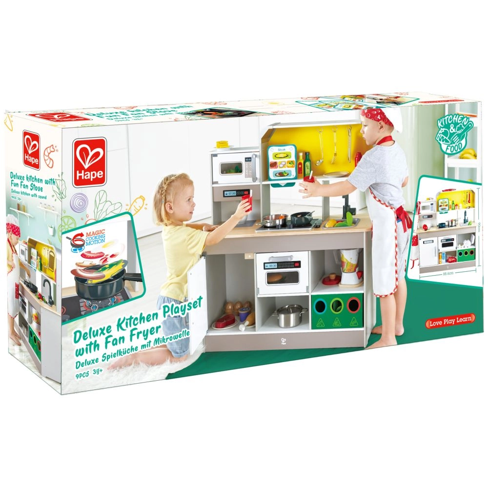 Deluxe Kitchen Playset With Fan Fryer (BDM-E3177)