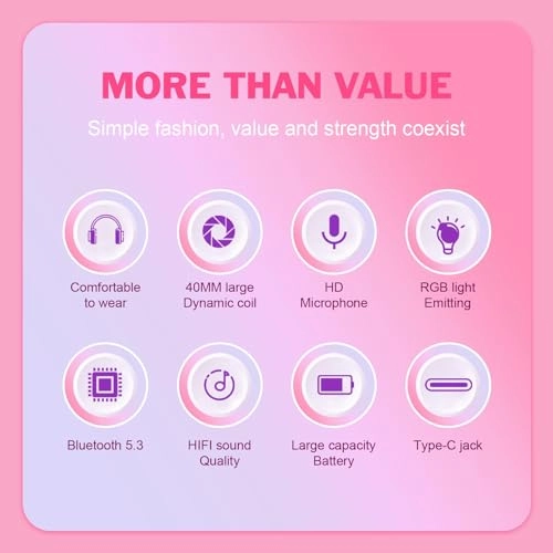 Bluetooth Cat Ear Headphones Wireless Headphone