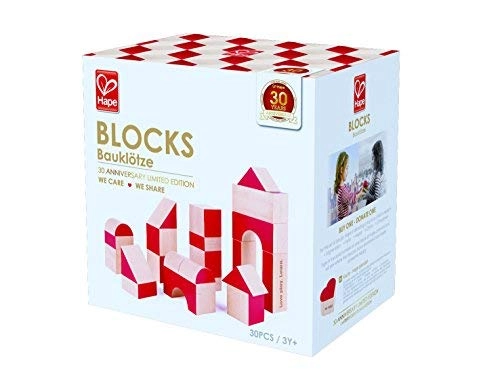 Wooden Blocks Set - 12 months and up 30 pieces