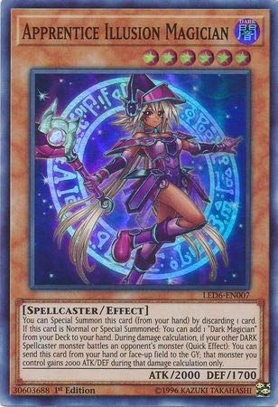 Yu-Gi-Oh! Apprentice Illusion Magician LED6-EN007