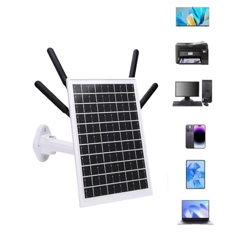 Solar Powered 4G LTE Modem Router - TDD-LTE, FDD-LTE, WCDMA 802.11 n/g/b FDD-LTE 150M DL/50M UL; TDD-LTE 130M DL/35M UL