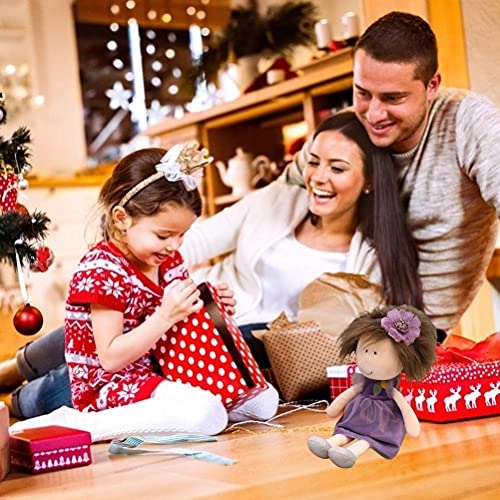 Rag Doll - 35cm Purple Handmade