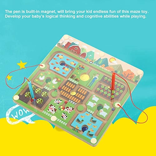Magnetic Wooden Maze Toy