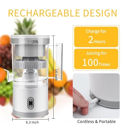 Electric Citrus Juicer - 80W 200ml