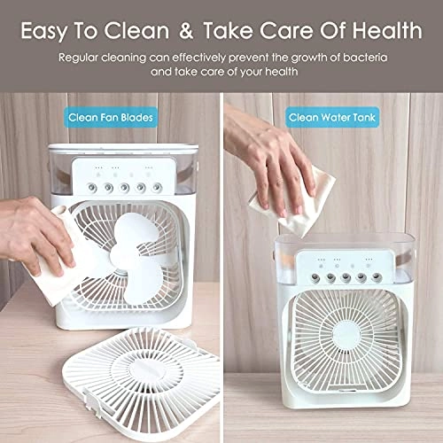 58954 - Mini Evaporative Air Cooler Multicolor 312.5 watts