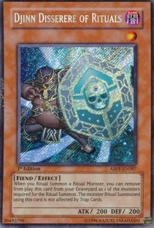 Konami Yu-Gi-Oh! Djinn Disserere of Rituals ABPF-EN087 - 1st Edition