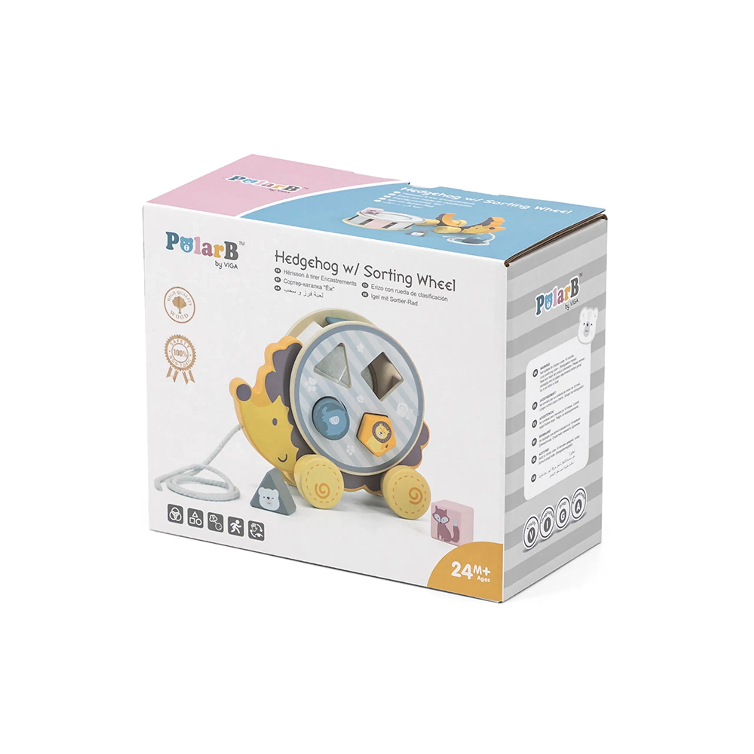 Hedgehog + Sorting Wheel - Suitable for 18 months-3 years