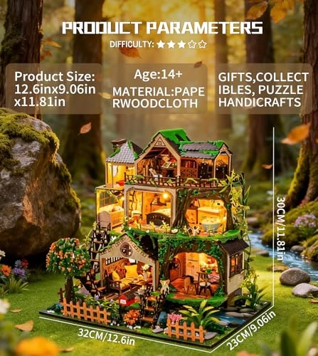 DIY Miniature Dollhouse Kit - 124 scale