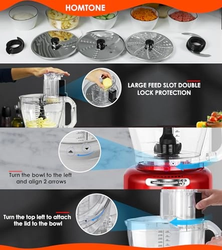 10 in 1 Food Processor - 3L 1000W
